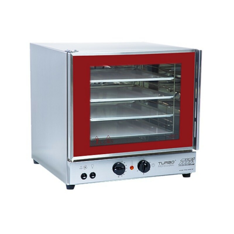 Forno Elétrico Turbo Profissional  FETP 4A Vermelho 127V -Titã