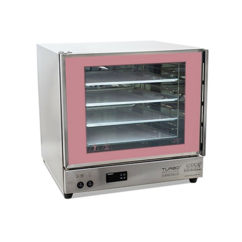 Forno Elétrico Turbo Profissional Digital FETP 4A Rosa 127V-Titã