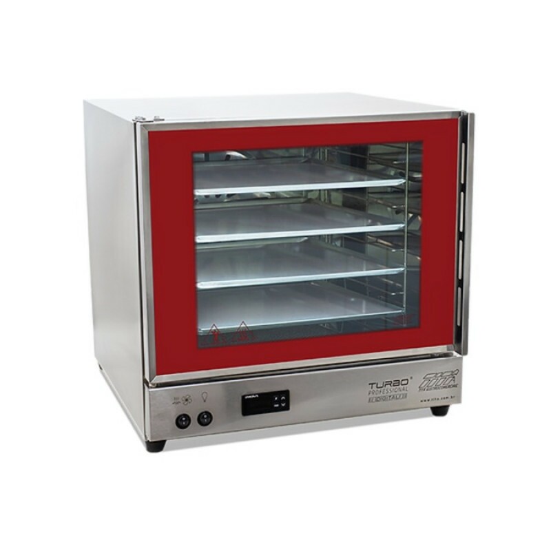 Forno Elétrico Turbo Profissional Digital FETP 4A Vermelho 127V-Titã