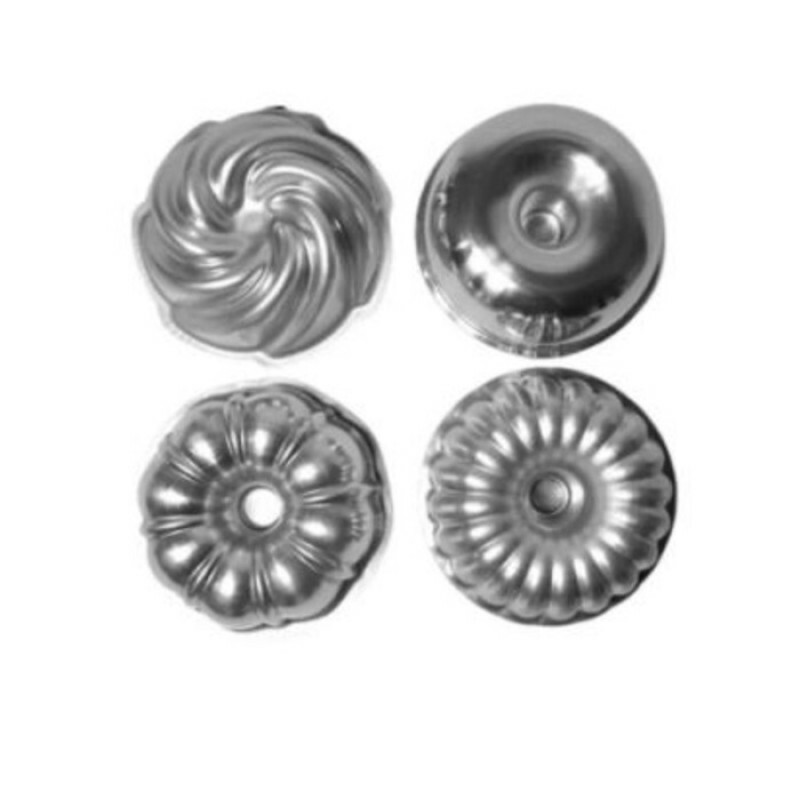 Kit Formas Mini Decor 4pçs  (Alum) Caparroz