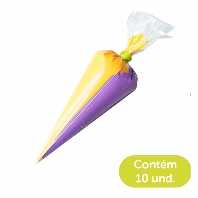 Kit  Saco De Confeitar c/ 2 Saídas - Prime Chef