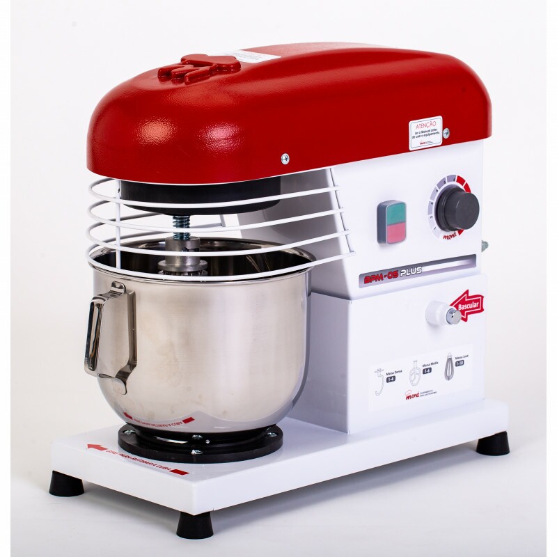 Batedeira Planetária 5 Litros Industrial Plus Motor 1000W-Maná