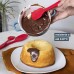 Espátula de Silicone Curva Pequena 21cm Vermelha- Prime Chef