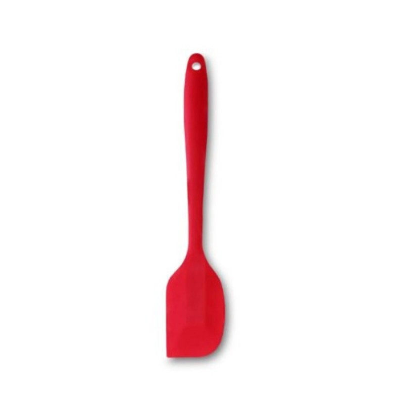 Espátula de Silicone Curva Pequena 21cm Vermelha- Prime Chef