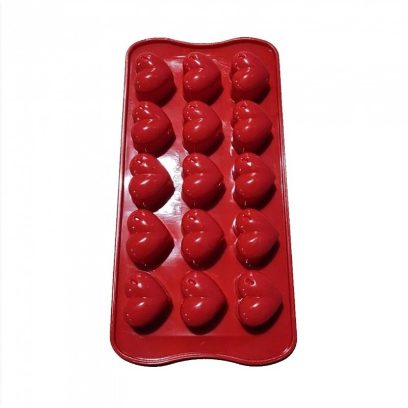Forma Silicone Coração 21x10CM  -Prime Chef