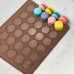 Tapete Para Macaron 38X28cm Marron- Prime Chef