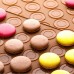 Tapete Para Macaron 38X28cm Marron- Prime Chef