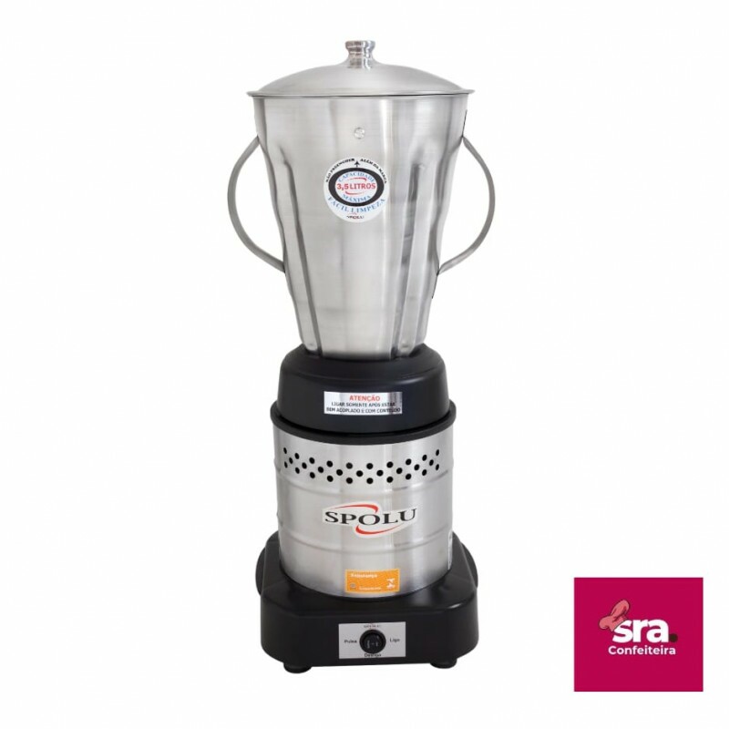 Liquidificador inox alta rotação 3,5 litros 220V